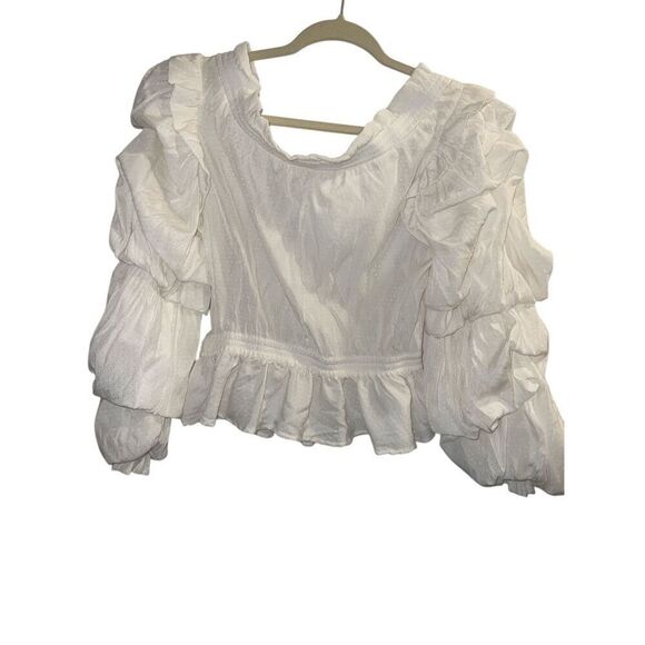 ✨Guess Celestine Off The Shoulder Sz Small Top✨ - Picture 6 of 9